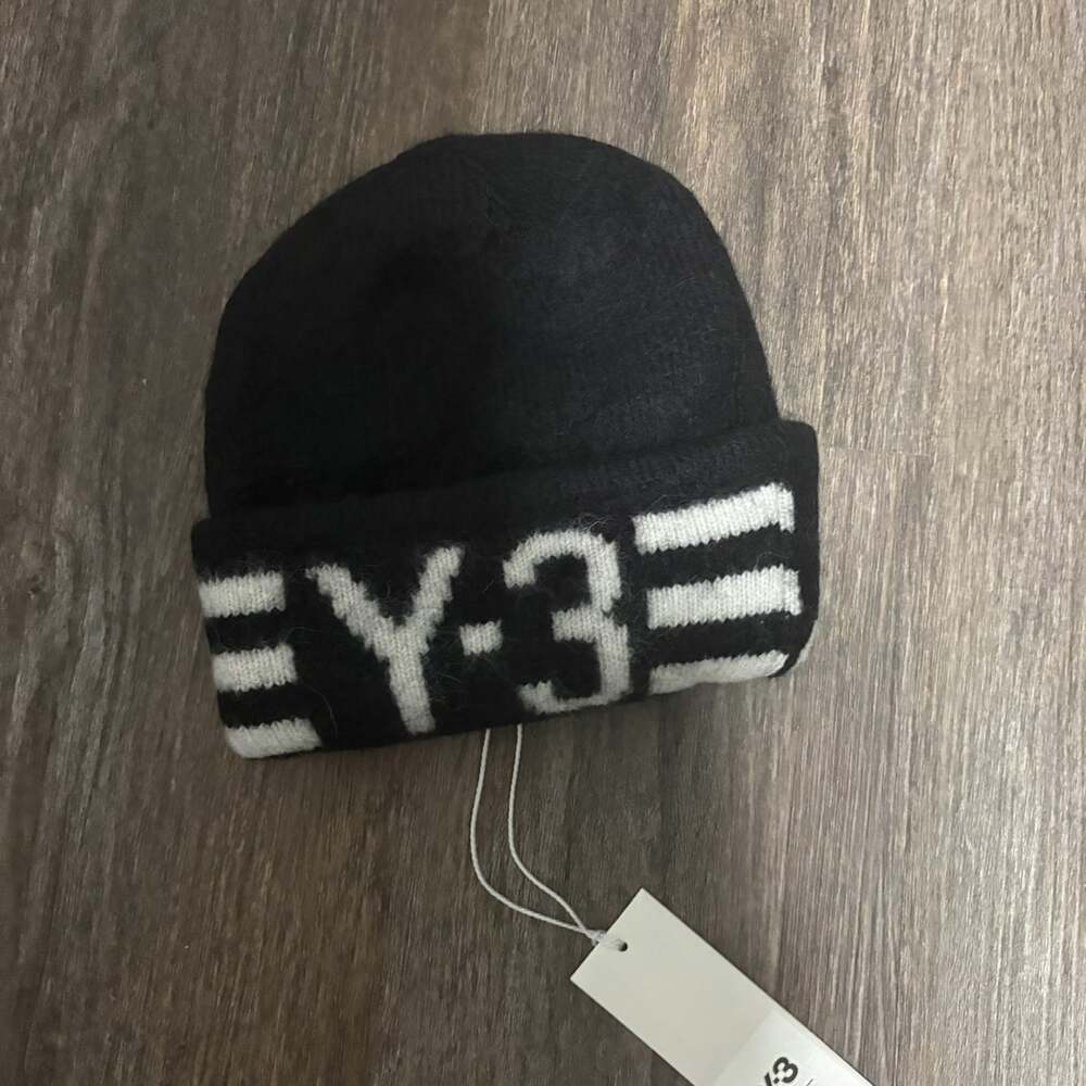 Palace  22 X Y-3 Beanie Hat 3 Stripe Soft Hand Wash NEW NWT
